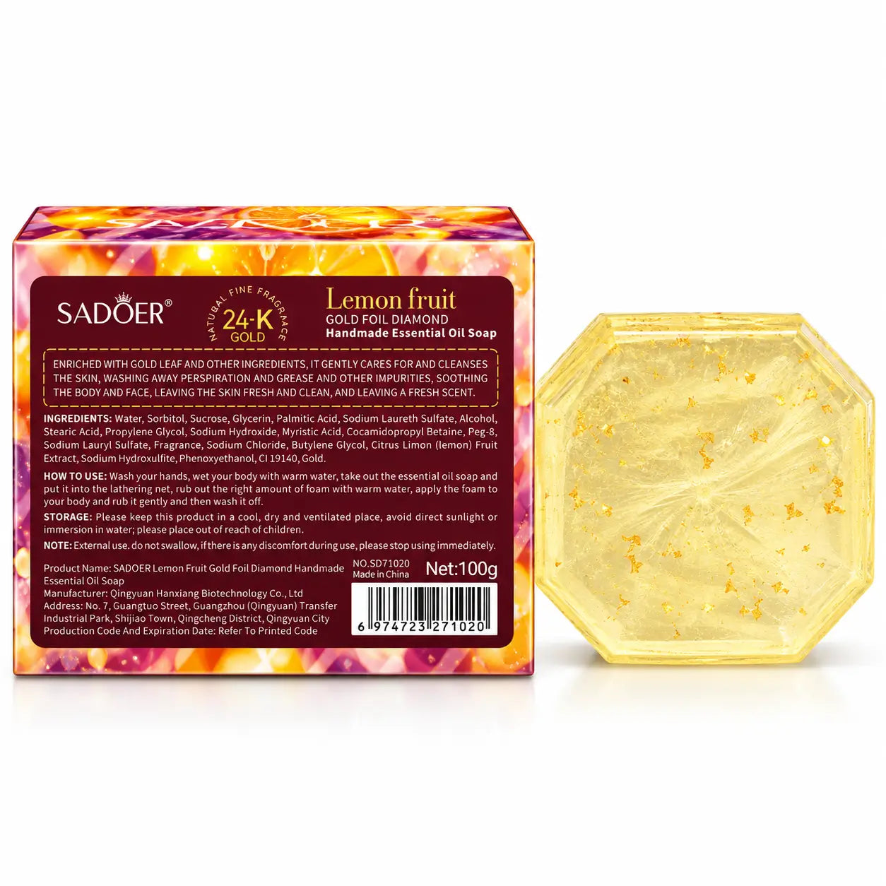 Korean Lemon Fruit Soap