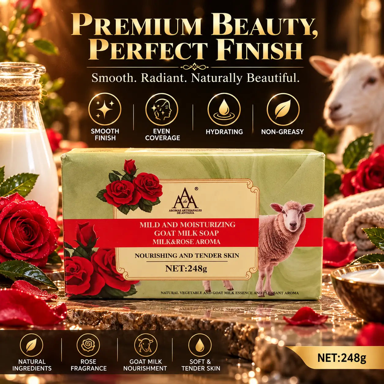 Rose & Goat Milk Soap