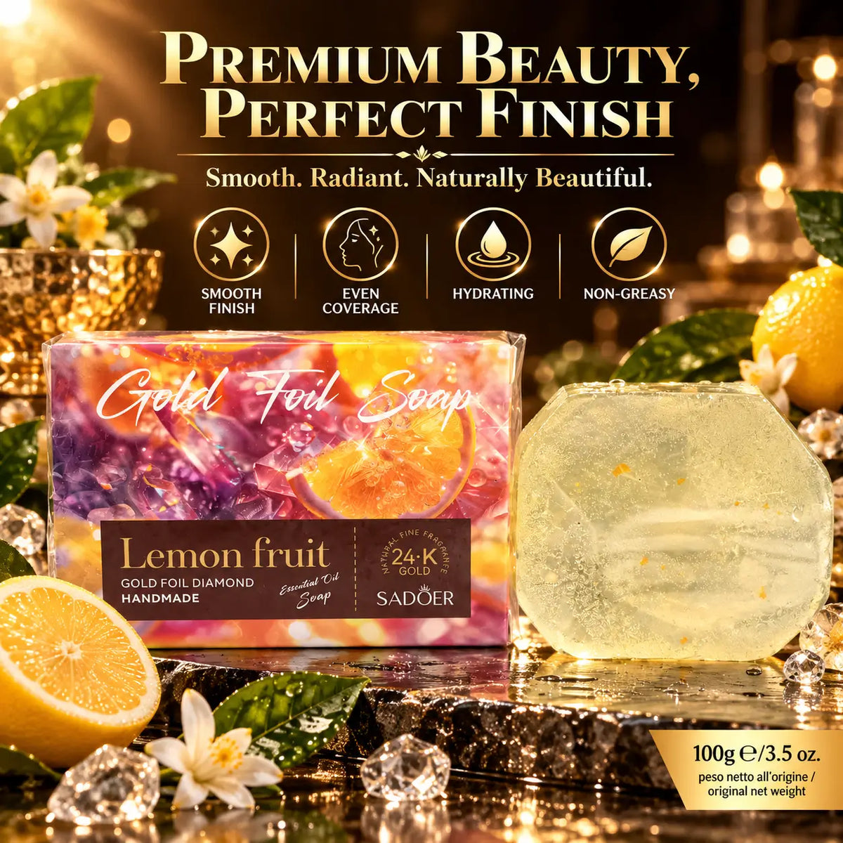 Korean Lemon Fruit Soap