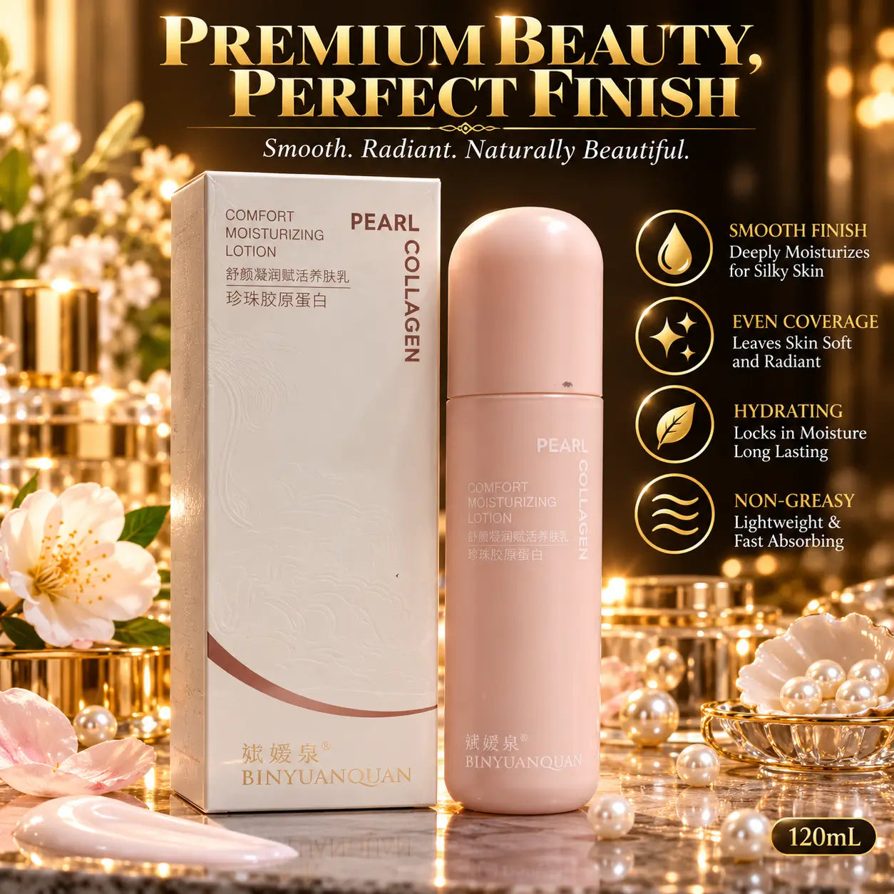 BinyuanQuan Pearl Collagen  Lotion